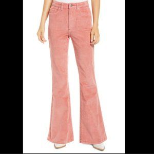 LEE High Rise Flare Corduroy Canyon Rose, Pink, 27